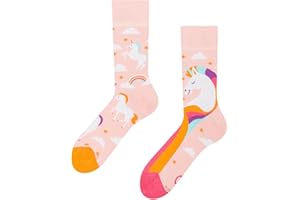 Dedoles Chaussettes Unisexe Homme Femme & Enfants beaucoup designs amusants Football Pizza Avocat Pompier Grenouille Plantes Cadeau gauche droite différent