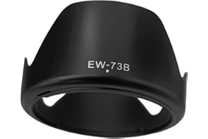 HUIPUXIANG EW-73B Parasol para Parasol de Lente Canon EF-S 18-135 mm f/3.5-5.6 no es USM,18-135mm f/3.5-5.6 es STM (no USM),EF-S 17-85mm f/4.5-5.6 es USM SLR Lens,67MM Digital Tulip Flower Lens Hood Lens Hood