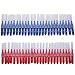 MLMSY 50 Pcs 2.5MM Interdental Brush Toothpick Tooth Cleaner Floss Sticks Oral Dental Hygiene Brush Soft Picks Healthy Gums Tooth Cleaning Tool (50 Pcs 1 box)