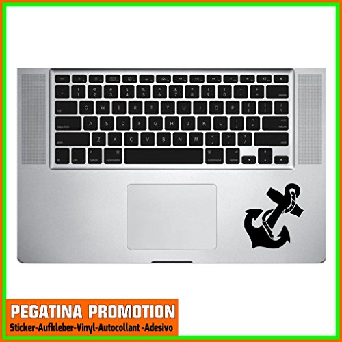 Preisvergleich Produktbild "Anker " Aufkleber Sticker für Trackpad handauflagefläche Handablagefläche Trackball Macbook Air 11 13, Macbook skin 13, 15, 17 Zoll inch Apple Notebook Aufkleber ohne Hintergrund Tattoo Vinyl PEGATINA Apple Mac