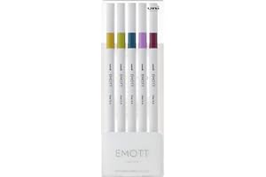 UNI 三菱鉛筆 Emott Lot de 5 pièces Chaudes 8 UUEMOTT58 UX248351000
