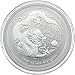 Produktbild 1 oz Australien - 1 AUD Lunar II "Drache" 2012 - 1 Unze 999/1000 Silbermünze