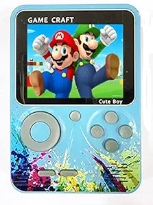 Fratelli Video Game for Kids Handheld Player Station Game 500+ Inbuilt Gaming Console Video Games Handheld Game Console can Connect to a TV ? for Boys, Girls & Adults (Color May Vary) Cute BOY Game