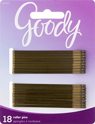 Goody Styling Essentials Bobby Pins, 3 inches, Brown - Brunette, 18Pcs