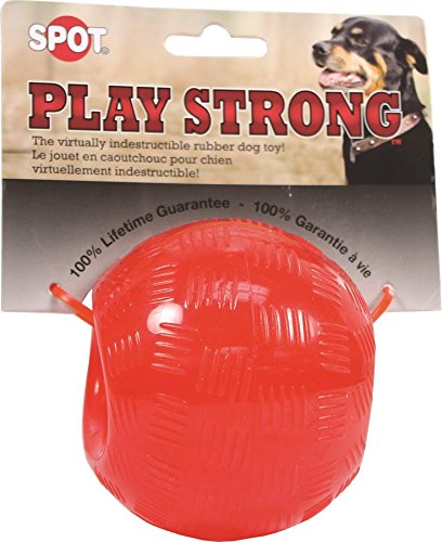 SPOTPlay Strong Bones Chew Toys and Ball Toys for Dogs - Great for Aggressive Chewers and Puppies - Ball - Small