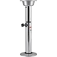 Surebuy Table Leg, Campervan Table Leg with Adjustable Height, 705mm Removable Aluminum Metal Table Legs for RV Caravan Marine Yachts Boat