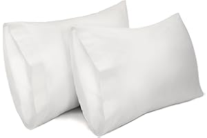 ‎LIREX Lirex 2er Pack Kissenbezug 50 x 91 cm - 100% Baumwolle Kissenbezüge-Anthrazit-Kissenhülle-Hypoallergen, Oeko-TEX Zertifiziert, Weiß