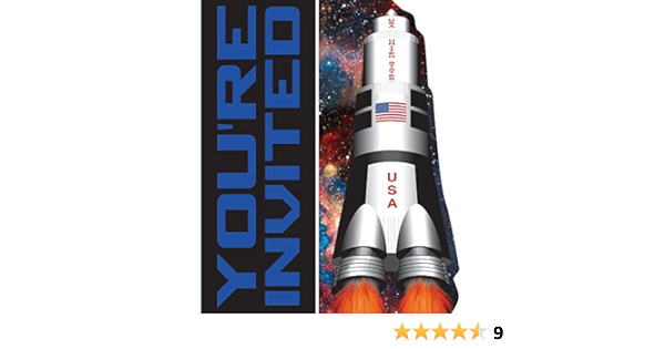 Ensemble De 8 Cartes D Invitations Et 8 Enveloppes Pour Anniversaire D Enfant Theme Espace Et Voyage Spatial Espace Apollo Aliens Amazon Fr Jeux Et Jouets