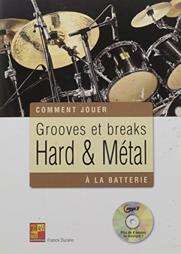 Durano Franck Groove Break Hard Metal Drums Book/Cd