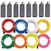 Produktbild EL Wire Kit 8 Stück – Aria Blau Rot Weiß Grün Pink Lila Gelb Orange EL Draht Neon Lichter Tragbar Batteriebetrieben mit 3 Modi für Halloween Weihnachten Party DIY Dekoration (RGB)