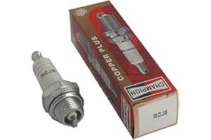 GREENSTAR CHAMPION - Bougie D'Allumage CHAMPION RCJ8 - Durable & Fiable - Pièce De Rechange Haute Qualité - Equivalent NGK BMR6A, TASHIMA 2209842, NIPPONDENSO W20MRU