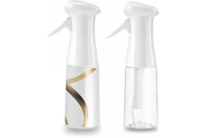 FACEWEGEN 2Pcs Friseur Sprühflaschen Kontinuierliche Mist Wasserzerstäuber,nachfüllbare Wasser Moisture Atomizer,Für Garten Pflanzen Friseur Salon