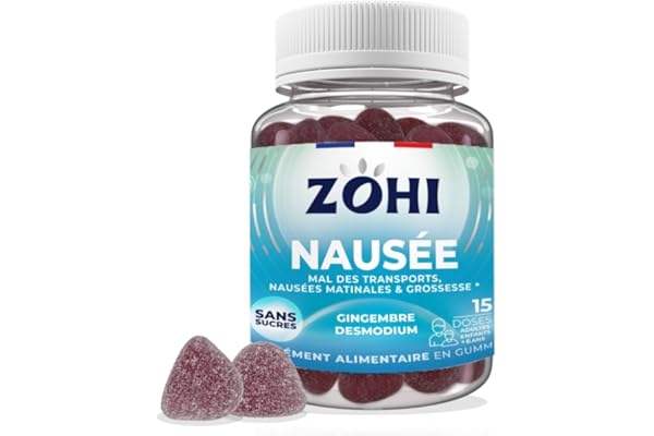 ZOHI-Pilulier NAUSEES - 30 gommes - fabriqué en France - sans sucres