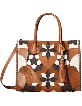 MICHAEL by Michael Kors Mercer Acorn Floral Patchwork Large Tote