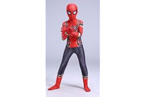 ZHANGXX Kinder Spiderman Kostüme 3D Print Spandex Lycra Bodysuit Anzug Halloween Cosplay Kostüm，Karneval，Party ，Weihnachten，Thema Partei Super Hero