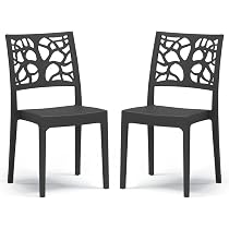 Set 2 sedie in polipropilene TETI, MADE IN ITALY, impilabile ...