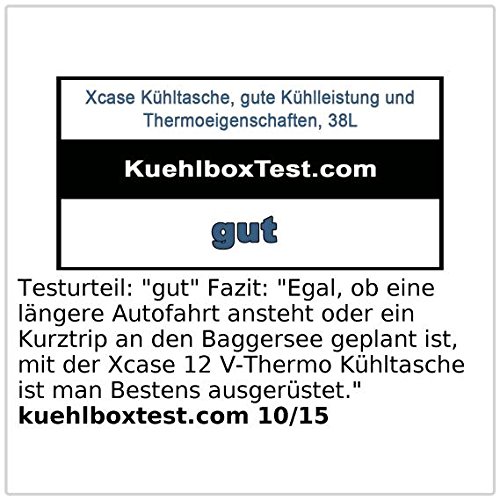 Xcase Elektrische 12-V-Thermo-Kühltasche, 38 l - 7