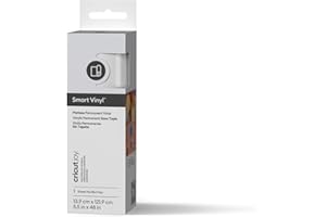 Cricut Smart Vinyl Permanent Joy, 14 x 122 cm, 1 Bogen (weiß)