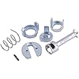 Keenso Car Door Lock Repair Kit, Door Barrel Repair Kit Front Left & Right Door Lock Cylinder Barrel Repair Kit for E46 3 Series 1998-2005