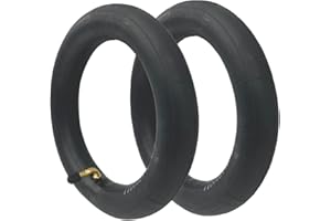 ehua® 2x Chambres à air renforcée 8,5X2, valve coudée 90° pour trottinettes électriques dualtron mini et autres