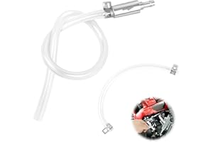 LIANGDIAN Bremse Entlüften Schlauch 1 Stück Motorrad Entlüftungsschlauch mit Einwegventil Motorrad Bremse Bleeder Kupplung Blutschlauch Werkzeug Kit für Motorrad (Transparent)