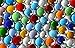 500g Glasnuggets transp. 15-21mm bunt Deko Mosaiksteine ca 120St