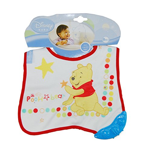 Lätzchen Geburt Winnie Puuh mit Beißring rot – Disney Baby