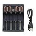 Produktbild Intelligentes Akkuladegerät Universelles Intelligentes Ladegerät 1,2 V 3,7 V 3,2 V 3,85 V AA/AAA Für 18650 18490 18350 17670 17500 16340 14500 10440 Batterien (4-Fach-Entladefunktion)