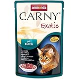 Animonda Katzenfutter Carny Exotic mit Büffel, 12er Pack (12 x 85 g)