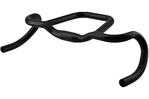 SENQI Bicycle Drop Handlebar Aluminum Alloy Round Tube Gravel Handlebar 31.8 Diameter, 420mm-520mm,440mm-540mm,460mm-560mm 20mm Sink Height, for Touri(440mm-540mm)