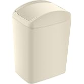 Smartware Soft &Ccedil;&ouml;p Kutusu D&ouml;ner Kapak 40 LT LATTE