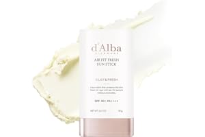 D'ALBA PIEDMONT d'Alba Air Fit Fresh Stick SPF50+PA++++, Végan, Non-collant, Fini Poudré Soyeux, Protection Solaire Nomade, Soin de la Peau Coréen, 19 g / 0,67 oz.