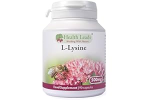 HEALTH LEADS ...WORKING WITH NATURE L-Lysine 500mg x 90 Capsules (No Magnesium Stearate)