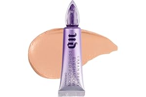 Urban Decay Eyeshadow Primer Potion, Smooths Imperfections, Preps Lids for Vibrant, Crease-Free & 24-Hour Long-Lasting Makeup, Vegan Formula, Original Shade, 10Ml
