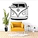 Produktbild Camper Van Wandkunst Aufkleber Vinyl Aufkleber Dekoration Wandbild Vinyl Decor Transfer Transfer Reise Wand 57X52Cm