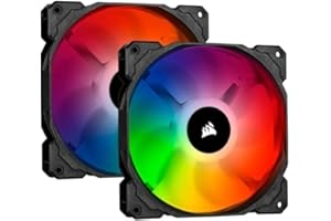 Zestaw dwóch wentylatorów CORSAIR iCUE SP140 RGB PRO Performance 140 mm z kontrolerem Lighting Node CORE