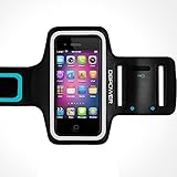 DBPOWER Ajustable Brazalete Deportivo para para iPhone 6 Plus/iPhone 6s Plus/Galaxy S6/Huawei P8/Honor Antideslizante y a Prueba de Sudor Brazalete con Clave Ranura para Correr Gimnasio
