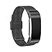 Produktbild Chunyang Edelstahl-Armband-Ineinander greifen Smart-Bügel-Net Ersatz Blacelet Ketten-Uhr-Gurt für Fitbit Aufladen 2