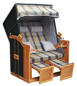 Amazon.de: WOHNWERK! Strandkorb Nordsee de Luxe - Modell D - Exklusiv