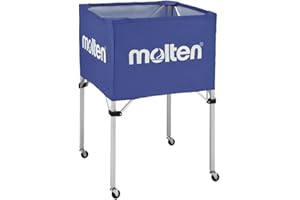 Molten BK0012-B, Carrello per palloni. Unisex-Adulto, Blu, 640 x 640 x 500 mm