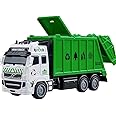 MANAKI ENTERPRISE Kids Diecast Metal City Sanitation Truck, Friction Powered, Garbage Truck with Top Open Dumper- 1:16, Garbage Lifter Truck(Garbage Truck)