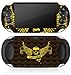 Produktbild Sony PS Vita Case Skin Sticker aus Vinyl-Folie Aufkleber Gold Skull Nevermind