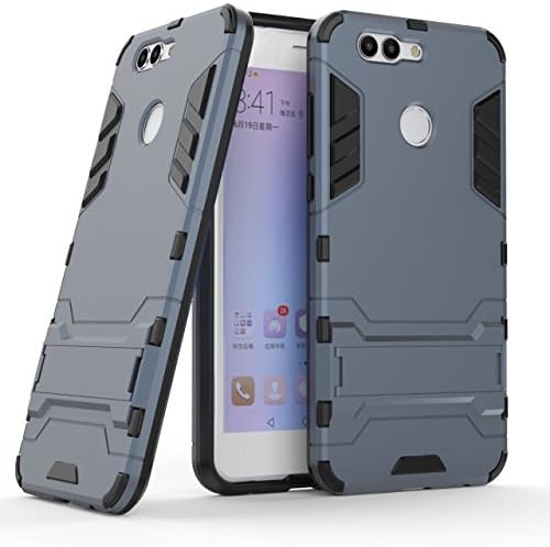 Huawei Nova2 Plus Case, CHcase Huawei Nova2 Plus Cover - Full Body Shock Resistant Armour Case -High-Tech Look -Dual Layer -Kickstand for Huawei Nova2 Plus -BLack