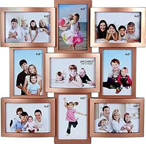 JaipurCrafts Premium Collage Photo Frame (Photo Size - 4 x 6, 9 Photos)