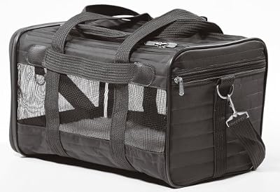 Sherpa Original Deluxe Pet Carrier, Medium, Black