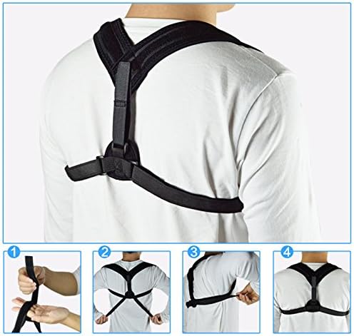 Posture Corrector - Adjustable Shoulder Brace Support for Women & Men - Improves Bad Posture, Correct Shoulder and Relive Back Pain
