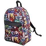  Mochila Marvel Avengers Capitán América Thor Hulk Iron Man para Niños Maleta Escolar Saqueo Viaje