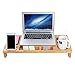 Price comparison product image Zipom Wooden Monitor Stand, Desktop Monitor Riser, TV Stand and Desk Organizer, with Slots for Office Supplies and Storage Space for Keyboard and Mouse, Wide Screen Riser for Computer Monitor (Stand)
