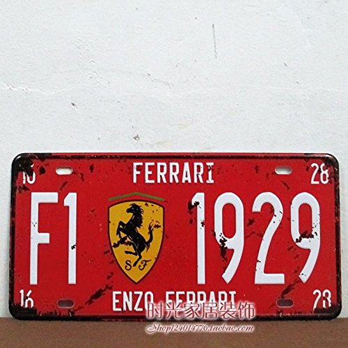 Cartel de chapa Placa metal tin sign retro nostálgico metalicas luxur