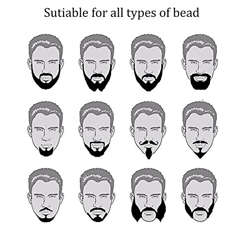 Bart Balm,Beard Balm,LDreamAM® Barthaare geschmeidig und bekämpft trockene Haut für die perfekte Bartpflege Tame Ihr Bart With No Fettigkeit – Make It Schauen Dickere und Fuller (60g) - 4